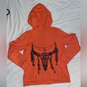 Lauren moshi lightweight zip up hoodie